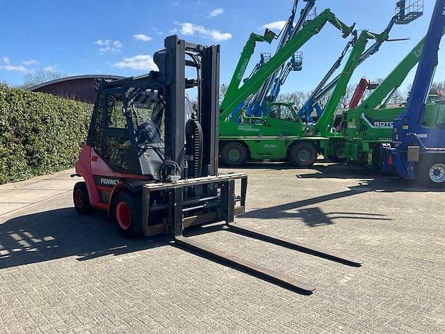 2014 linde h60d-02 vorkheftruck - afbeelding 1 van  6