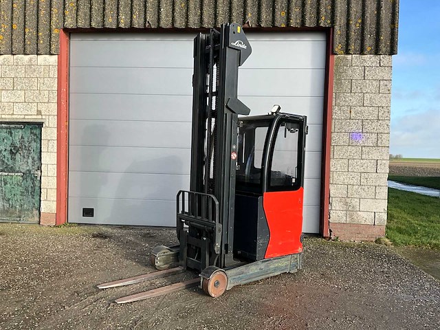 2014 linde r14-01 coldstore reach truck - afbeelding 1 van  30