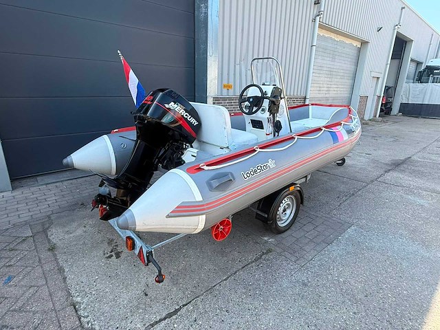 2014 lodestar adventure v450 rib boot + kanteltrailer - afbeelding 1 van  37