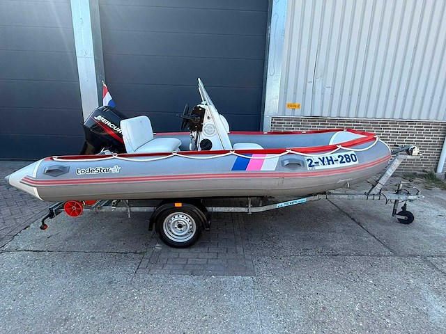 2014 lodestar adventure v450 rib boot + kanteltrailer - afbeelding 12 van  37