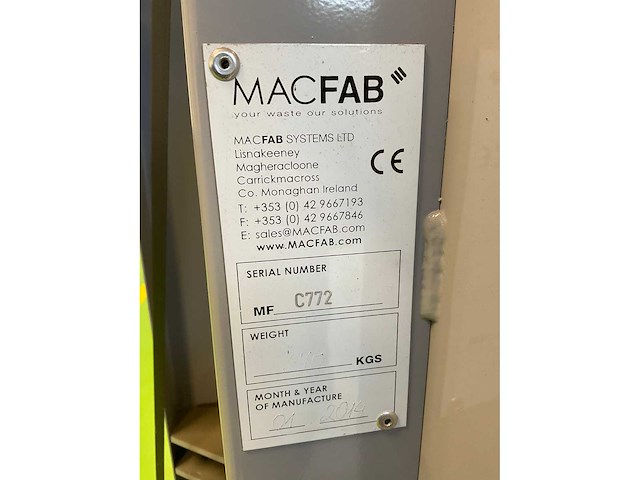 2014 macfab balenpers - afbeelding 7 van  7