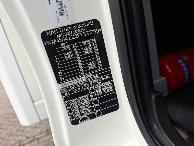 2014 man tgl 12.250 vrachtwagen - afbeelding 31 van  31