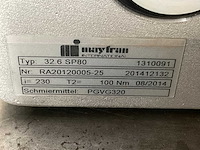 2014 mayfran 32.6 sp80 partij elektromotor met reductor - afbeelding 6 van  8