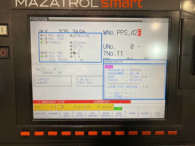 2014 mazak quick turn smart 200 cnc-draaibank - afbeelding 24 van  27