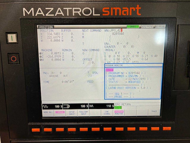 2014 mazak quick turn smart 200 cnc-draaibank - afbeelding 26 van  29