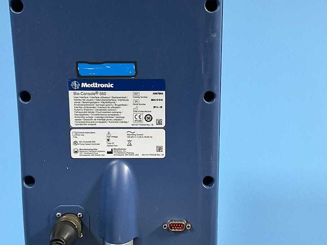 2014 medtronic bio-console 560 perfusie systeem - afbeelding 10 van  11