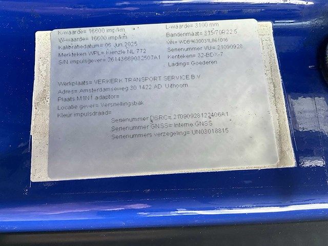 2014 mercedes-benz antos gesloten bakwagen - afbeelding 19 van  30