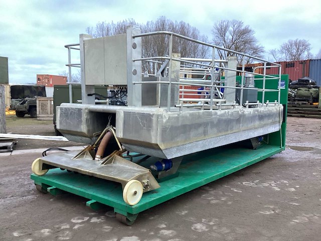 2014 meta coque strongall drijvend platform voor lagunefiltratie; op haakarm transportframe - afbeelding 4 van  12