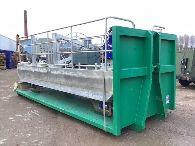2014 meta coque strongall drijvend platform voor lagunefiltratie; op haakarm transportframe - afbeelding 6 van  13