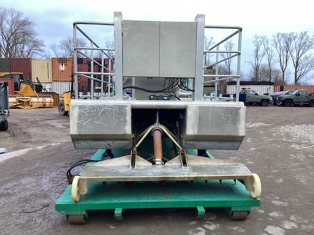2014 meta coque strongall drijvend platform voor lagunefiltratie; op haakarm transportframe - afbeelding 9 van  13