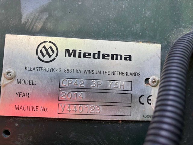 2014 miedema cp42 3p 75h - aardappelpoter - afbeelding 22 van  22