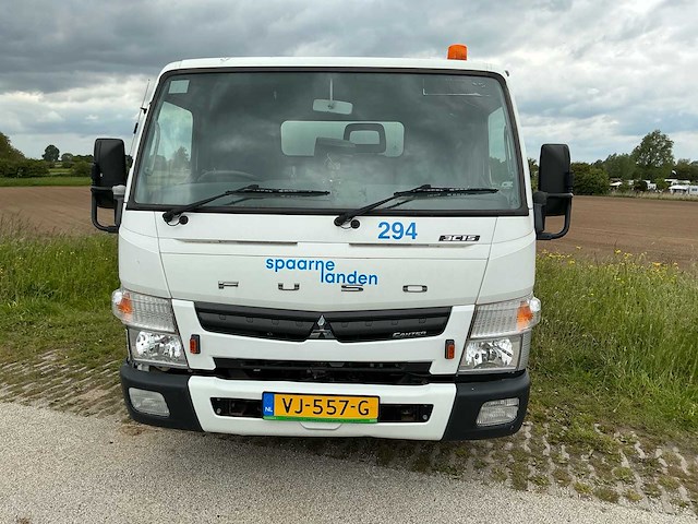 2014 mitsubishi 3c15 3.0 di 280 vuilniswagen met kiepbak - afbeelding 12 van  44