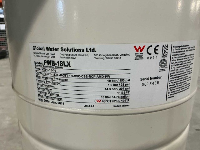 2014 mobiele waterdrukverhogingsset/waterpomp (drukvat 18 liter) (22x) - afbeelding 4 van  12