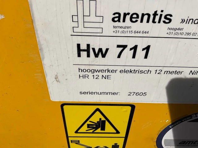 2014 nifty lift hr 12 ne aerial work platforms - afbeelding 8 van  11