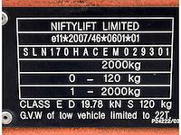 2014 niftylift nifty 170 hac hoogwerker aanhangwagen - afbeelding 25 van  30