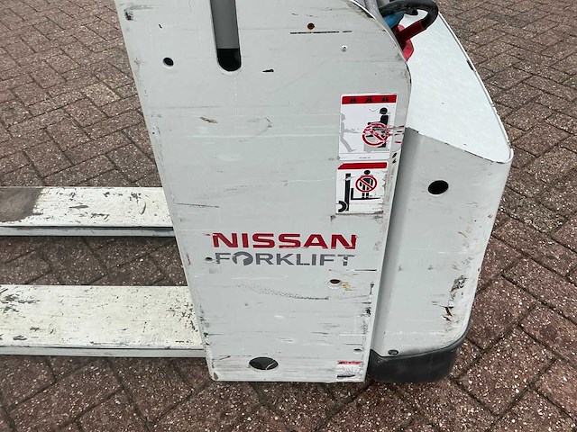 2014 nissan pll180 elektrische palletwagen - afbeelding 10 van  12