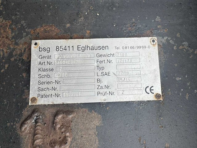 2014 oilquick shovel hoogkipbak met hydraulische klem - afbeelding 4 van  12