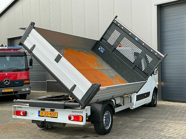 2014 opel movano 2.3 cdti l3 dc kipper 3-zijdig - afbeelding 3 van  20