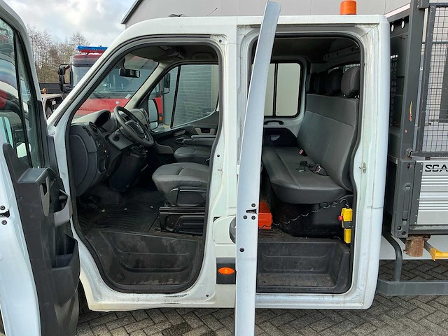 2014 opel movano 2.3 cdti l3 dc kipper 3-zijdig - afbeelding 4 van  20