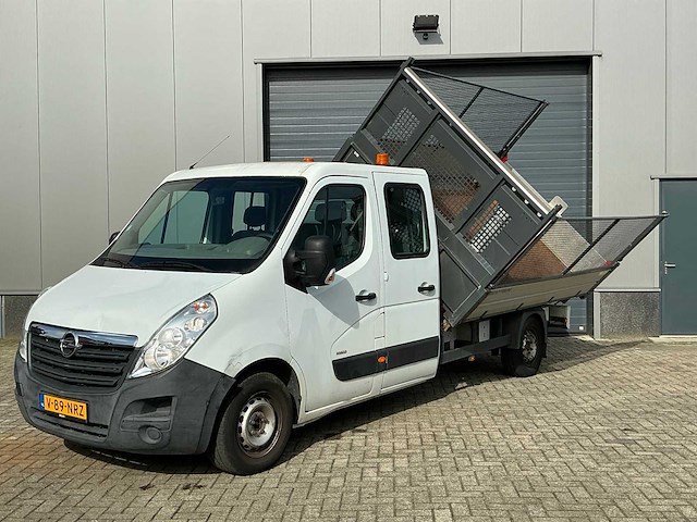 2014 opel movano 2.3 cdti l3 dc kipper 3-zijdig - afbeelding 15 van  20