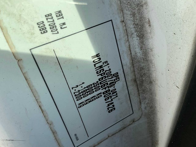 2014 opel movano 2.3 cdti l3 dc kipper 3-zijdig - afbeelding 20 van  20