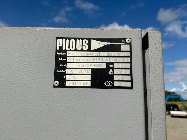 2014 pilous forestor ctr 800 s boomzaag - afbeelding 19 van  26