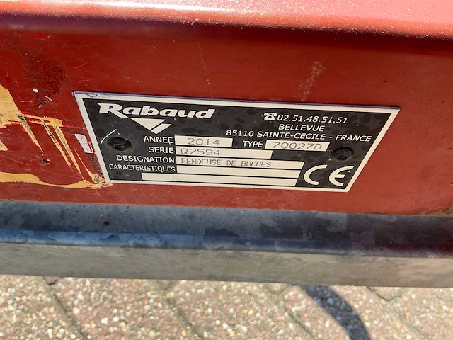 2014 rabaut 70027d kloofmachine - afbeelding 8 van  16