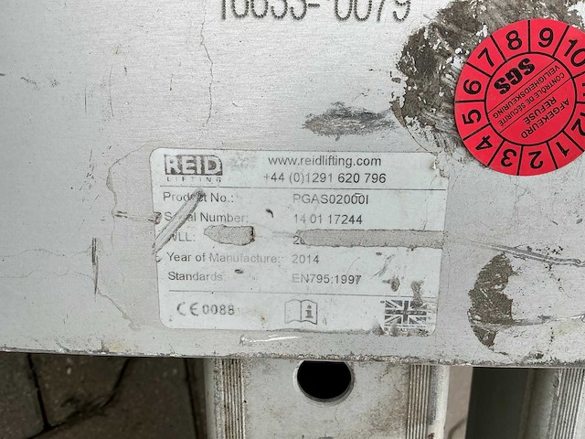 2014 reid lifting limited porta gantry aluminium portaalkraan - afbeelding 9 van  9