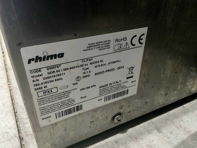 2014 rhima dr 50 l vaatwasmachine - afbeelding 7 van  7