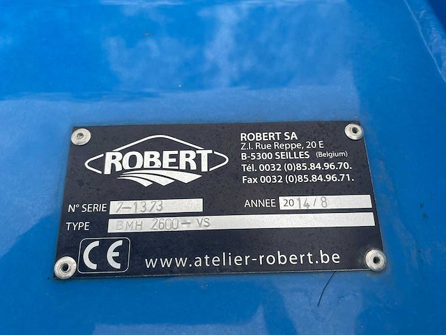 2014 robert bmh 2600 vs voerdoseercontainer - afbeelding 22 van  22