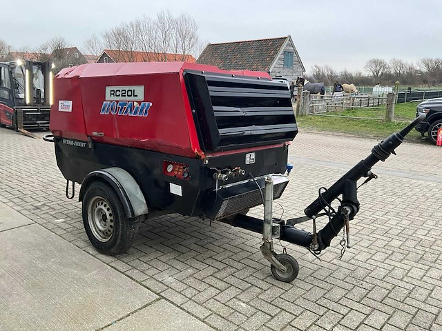 2014 rotair mdvn80 mobiele schroefcompressor - afbeelding 2 van  9