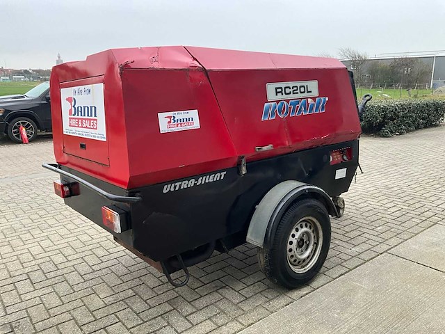 2014 rotair mdvn80 mobiele schroefcompressor - afbeelding 3 van  9