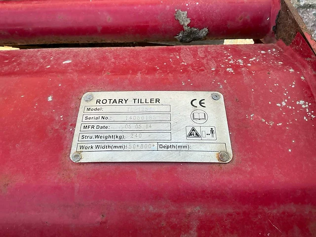2014 rotary tiller tl-125 frees - afbeelding 2 van  10
