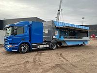 2014 scania p370 opleggertrekker met 2001 de vries jv10000 visverkoop oplegger - afbeelding 12 van  45