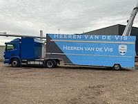 2014 scania p370 opleggertrekker met 2001 de vries jv10000 visverkoop oplegger - afbeelding 45 van  45
