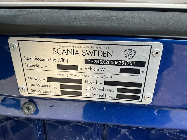 2014 scania r490 la6x2hna streamline 6x2 opleggertrekker - afbeelding 6 van  28