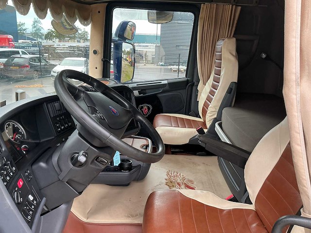 2014 scania r490 la6x2hna streamline 6x2 opleggertrekker - afbeelding 9 van  28