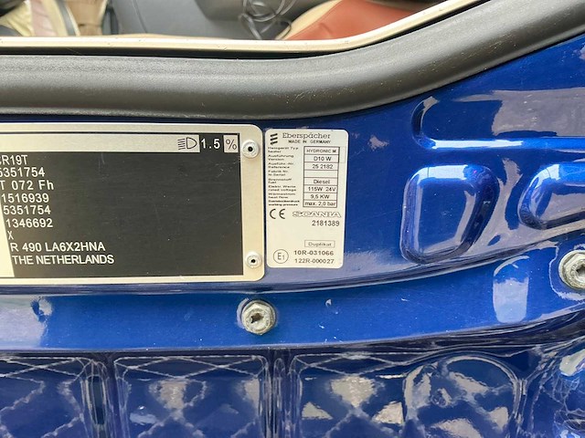 2014 scania r490 la6x2hna streamline 6x2 opleggertrekker - afbeelding 21 van  28