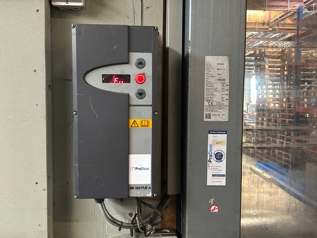2014 seuster s915sel industriële snelloopdeur 3800x4000mm (2x) - afbeelding 11 van  12