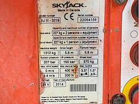 2014 skyjack sj iii 3219 hoogwerker - afbeelding 1 van  1
