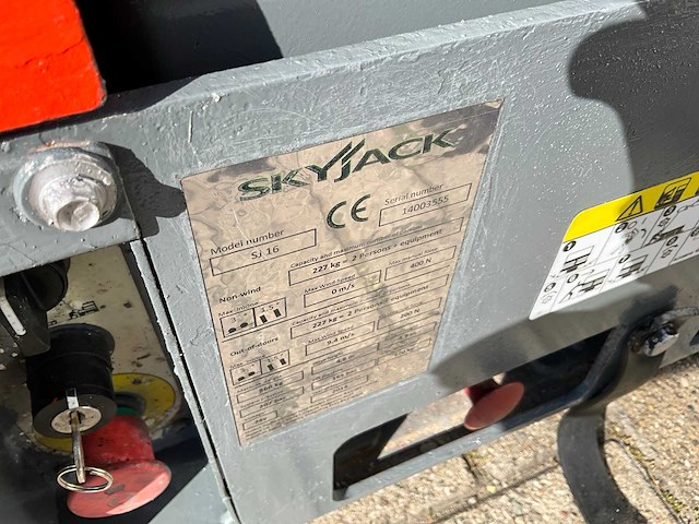 2014 skyjack sj16 hoogwerker - afbeelding 4 van  12