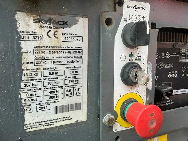 2014 skyjack sjiii3219 hoogwerker - afbeelding 2 van  9