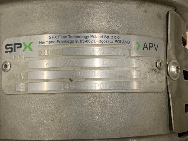 2014 spx w+ 22/20 120 std centrifugaalpomp - afbeelding 4 van  5