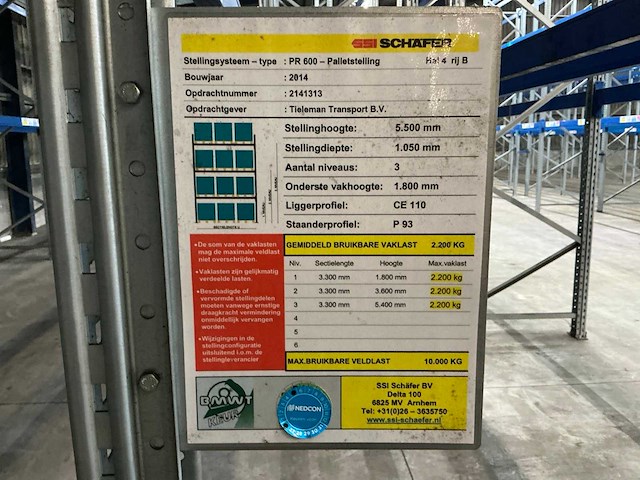 2014 ssi shafer pr-600 palletstelling - afbeelding 10 van  19