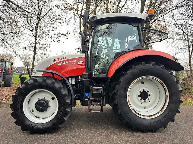 2014 steyr 4120 profi cvt vierwielaangedreven landbouwtractor - afbeelding 7 van  12