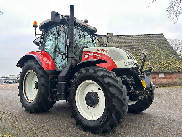 2014 steyr 4120 profi cvt vierwielaangedreven landbouwtractor - afbeelding 3 van  10