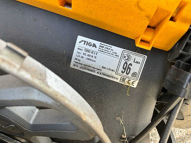2014 stiga turbo 48 sb grasmaaier - afbeelding 7 van  8