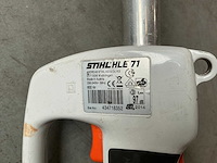 2014 stihl hle71 elektrische stokheggenschaar - afbeelding 5 van  5