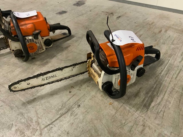 2014 stihl ms 170 2-mix heggenschaar - afbeelding 1 van  5