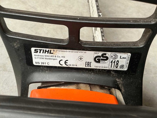2014 stihl ms261c kettingzaag - afbeelding 4 van  4